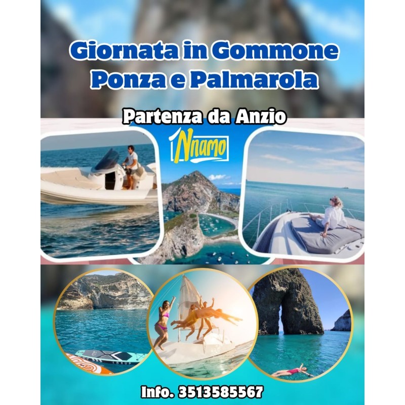 Ponza & Palmarola in Gommone: Tuffi, Relax e calette!